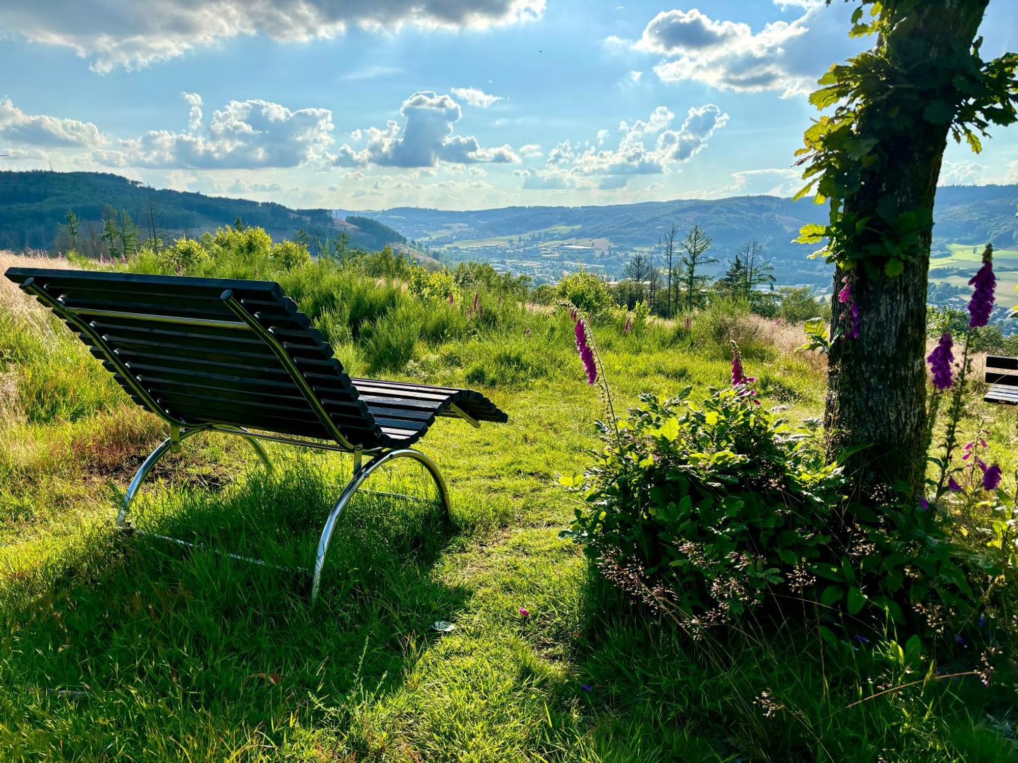 Traumwohnung Mit Sauna, Whirlpool & Wunderschoener Aussicht Plettenberg Exteriör bild